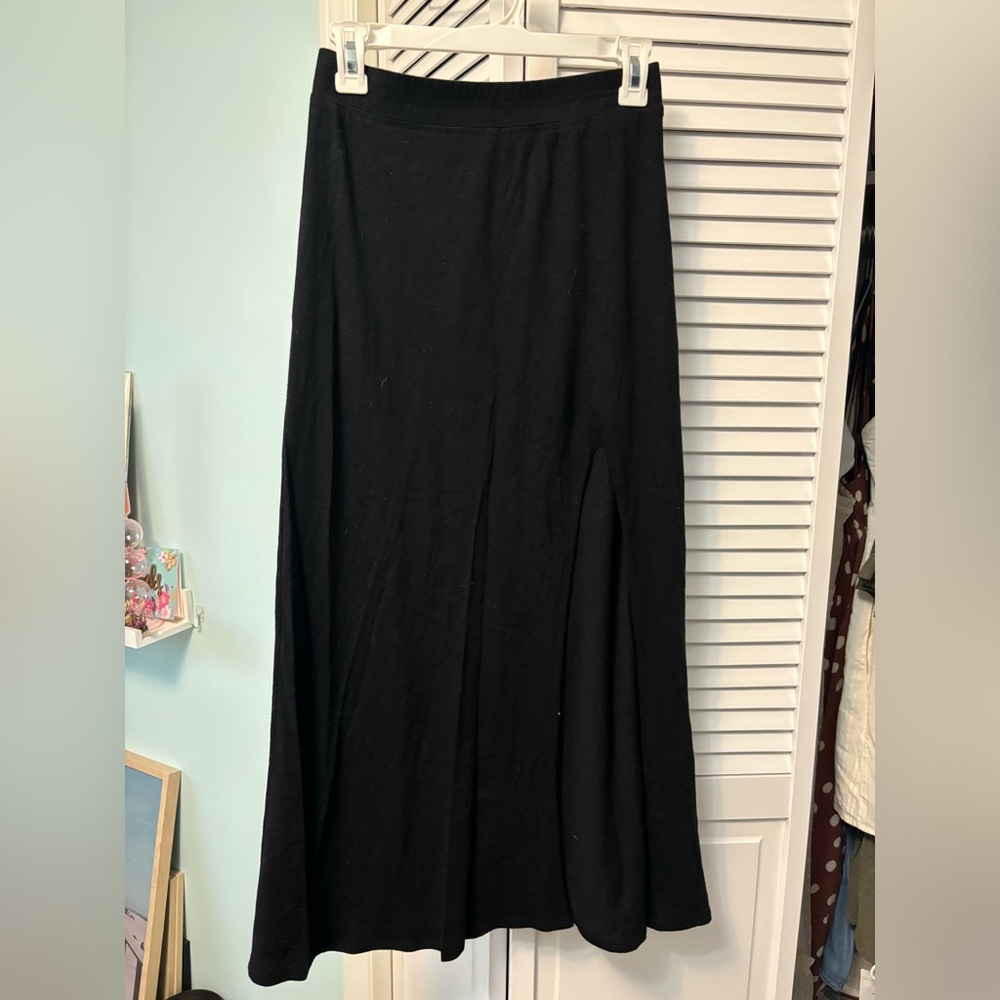 Elegant Black Maxi Skirt